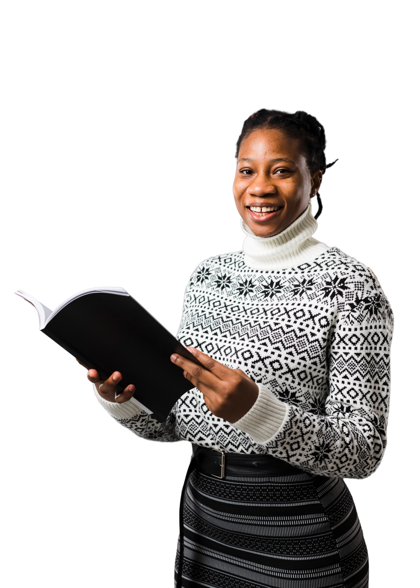 Teacher holding a book
